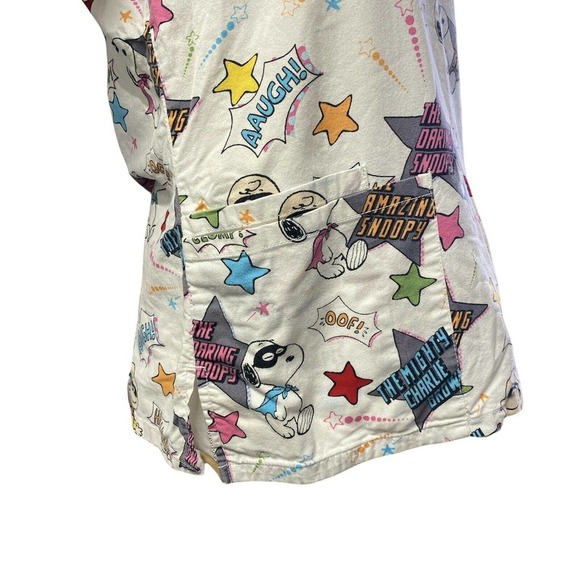 Peanuts Medical scrub top sz xs - Picture 3 of 9